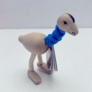 AnamalZ Emu Poseable Wood Wooden Figure 10cm Preschool Steiner